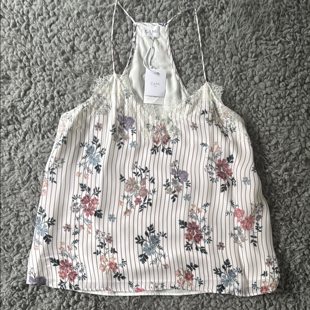 Cami NYC Silk Racer Camisole